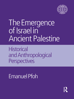 cover image of The Emergence of Israel in Ancient Palestine